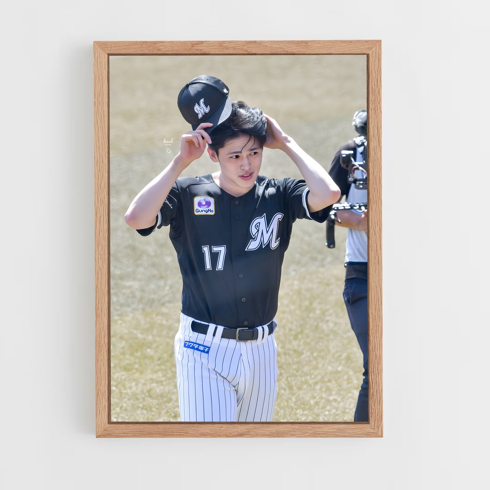 Poster La Casquette de Roki – affiche Baseball (vue 4)